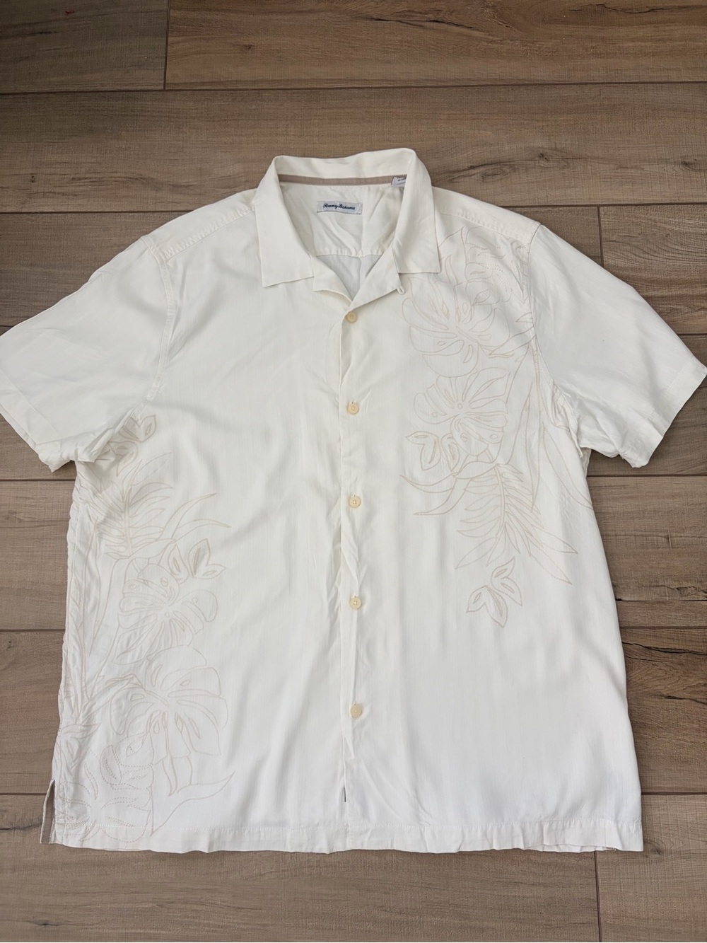 Tommy Bahama 100% Silk short sleeve shirt sz XXL